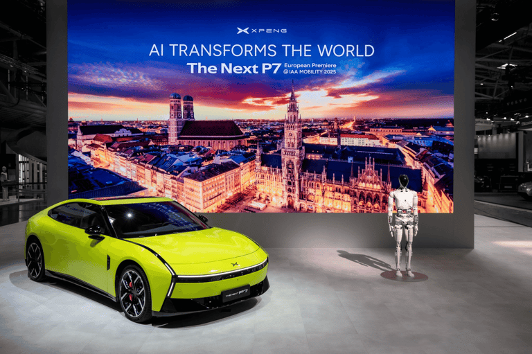 XPENG Unveils AI Innovations at IAA 2025: P7 Electric Debut & Flying Car Ambitions