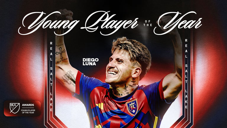 Diego Luna Crowned 2024 MLS Young Player of the Year for Stellar Season with Real Salt Lake