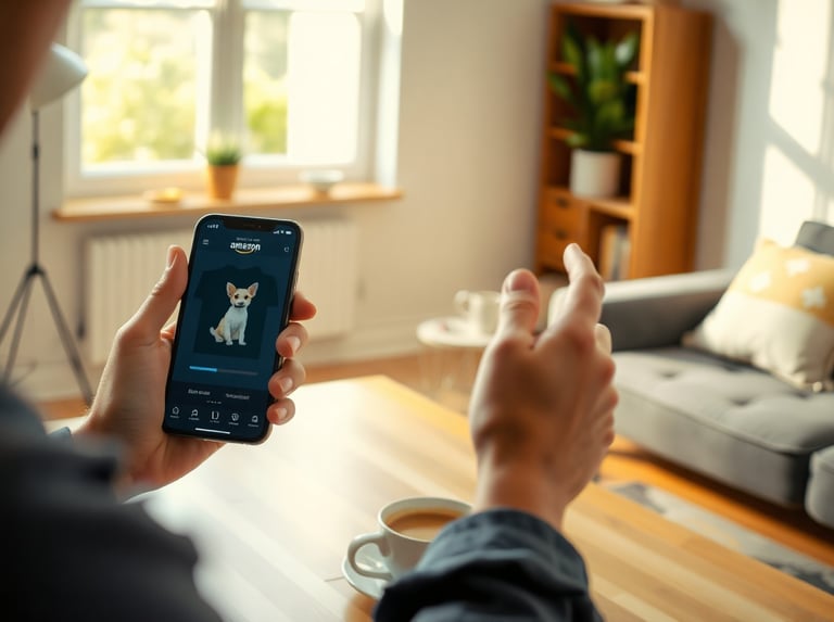 Amazon Launches AI-Driven Custom Merch Design Tool in Shopping App, Rivals Print-on-Demand Platforms