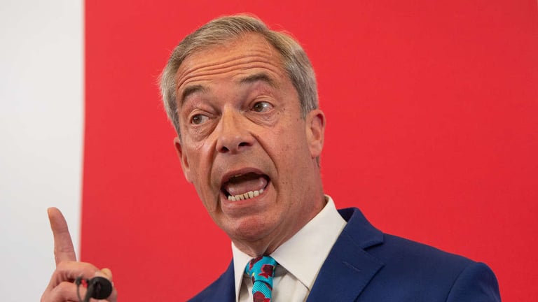 Farage Eyes Parliament Seat with Reform UK, Aligns with Trump Amid Controversial Past