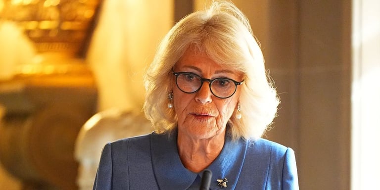 Queen Camilla Opens Reading Festival Amidst Tensions Over Diana Memoir