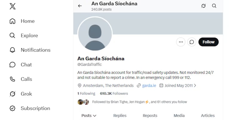Garda Twitter Accounts Hijacked in Cryptocurrency Scam, Followers Targeted