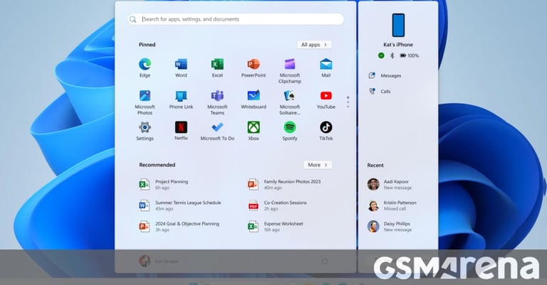 Microsoft Bridges iPhone and Windows 11: New Start Menu Feature Enhances Cross-Device Integration