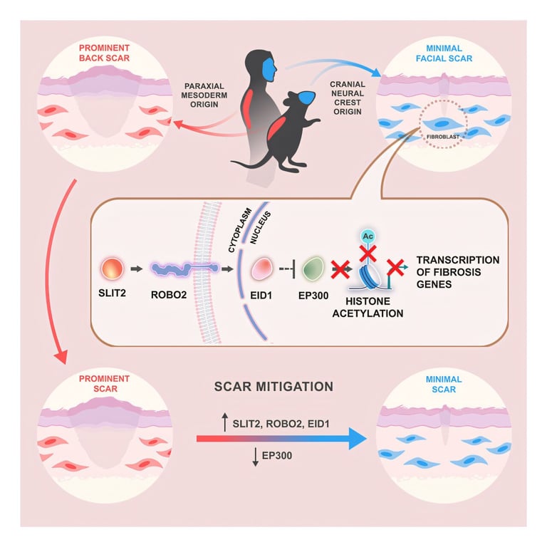 Stanford Study Uncovers Secret to Scar-Free Healing: Facial Fibroblasts Hold Key