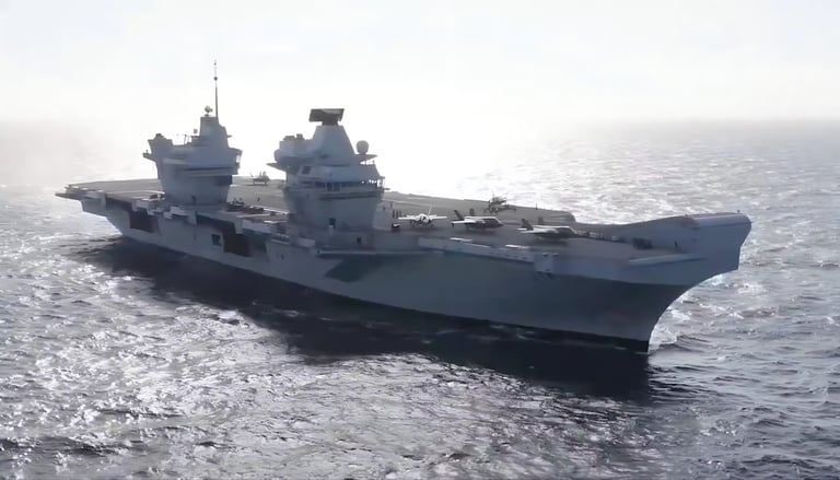 UK's F-35B Jets Embark on Historic Indo-Pacific Mission with HMS Prince of Wales