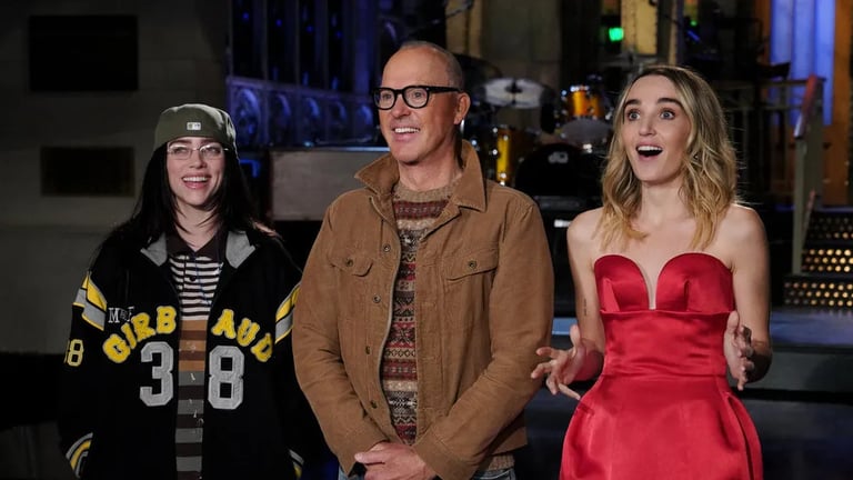 Michael Keaton & Billie Eilish Shine on SNL: Political Endorsements, TikTok Parodies, and Hilarious Sketches