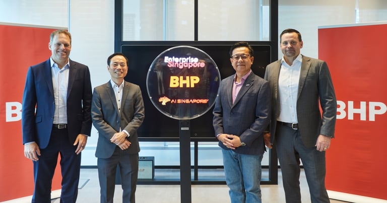 BHP to Launch AI Hub in Singapore, Driving Innovation and Transformation in Mining Industry