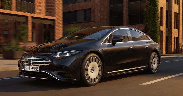 Mercedes EQS Revamp: 800-Volt Charging, AI Enhancements, and Steer-by-Wire Debut