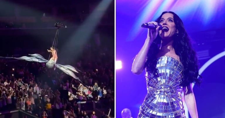 Katy Perry's Butterfly Mishap Sparks Safety Concerns Over Stage Props