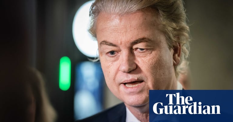 Wilders Concedes PM Ambitions as Netherlands Eyes Technocratic Govt Ahead of EU Elections