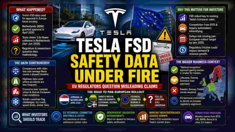 Tesla's European Self-Driving Approval Faces Scrutiny Over Dubious Safety Claims
