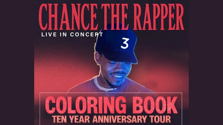 Chance the Rapper Announces 10th Anniversary 'Coloring Book' North American Tour