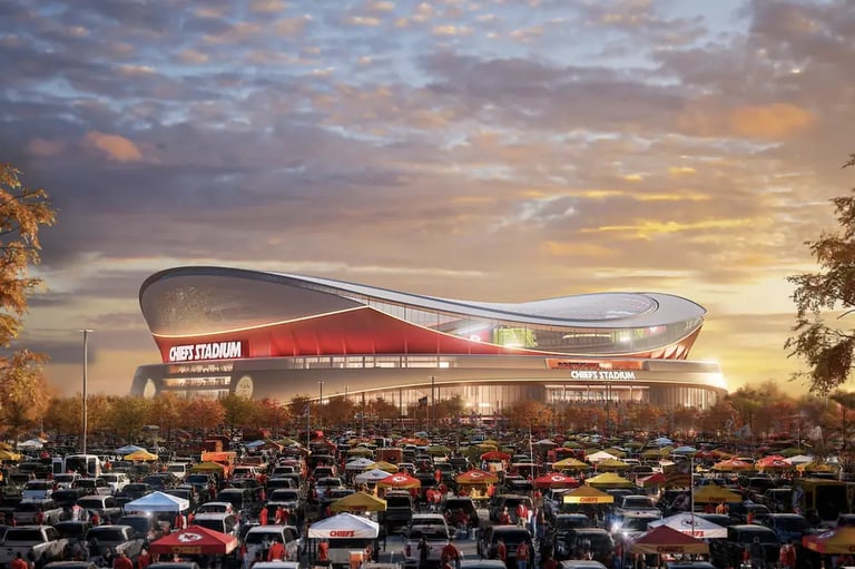 Kansas City Chiefs Unveil Plans for $3 Billion Domed Stadium Opening in 2031