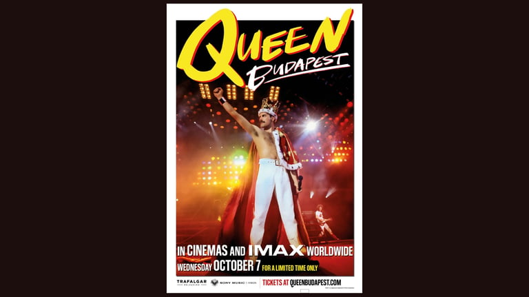 Queen's Historic 1986 Budapest Concert Reimagined in 4K for Global Cinema Release