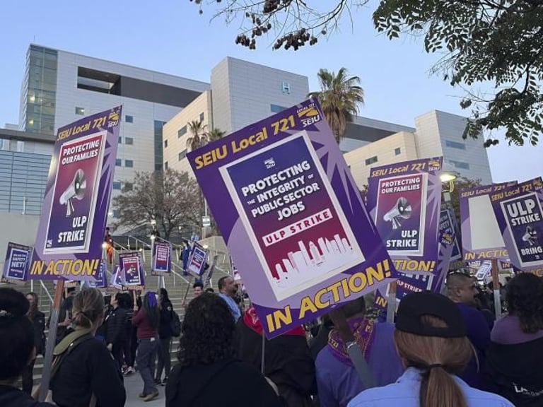 55,000 Workers Strike in LA County: Union Demands Fair Wages Amid Budget Crisis