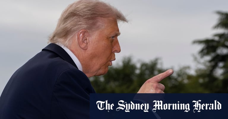 Trump Clashes with Journalist, Warns Australia Over Diplomatic Tone Ahead of Key UN Meeting
