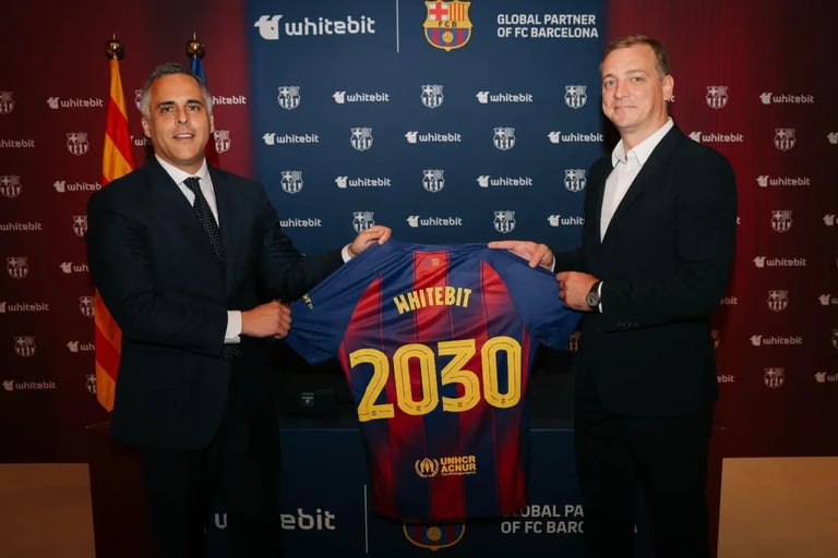 FC Barcelona Teams Up with WhiteBIT for Pioneering Five-Year Crypto Partnership