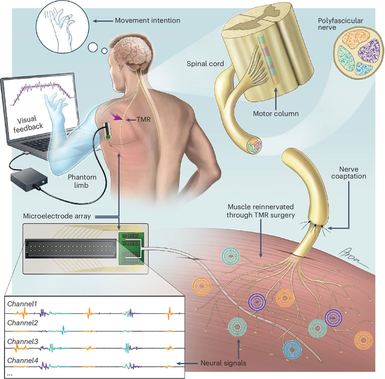 Breakthrough in Bionic Prosthetics: New Method Uses Nerve Signals for Natural Control of Artificial Limbs