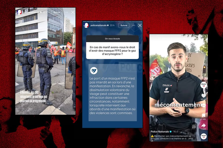French Police Strategically Use Social Media to Shape Narrative of Protests