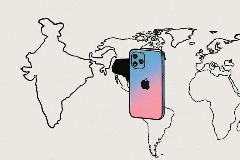 Apple Boosts India iPhone Exports to 97% Amid US-China Trade Tensions