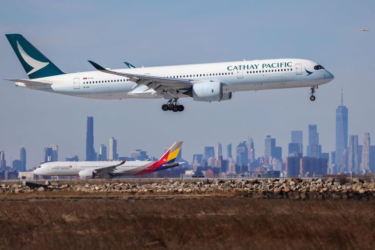 Cathay Pacific Grounds A350 Fleet for Inspections After Engine Failure, Major Flight Disruptions Ensue