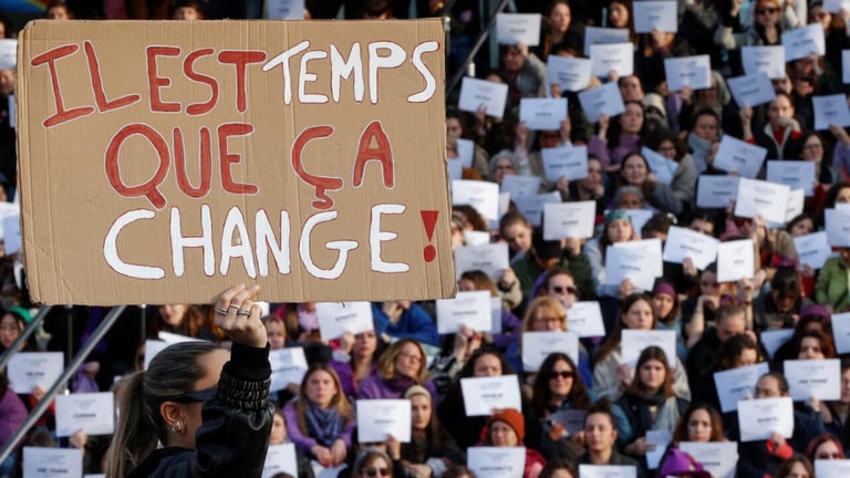 French Report Highlights Gender Struggles, Calls for Action Against Sexism and Violence