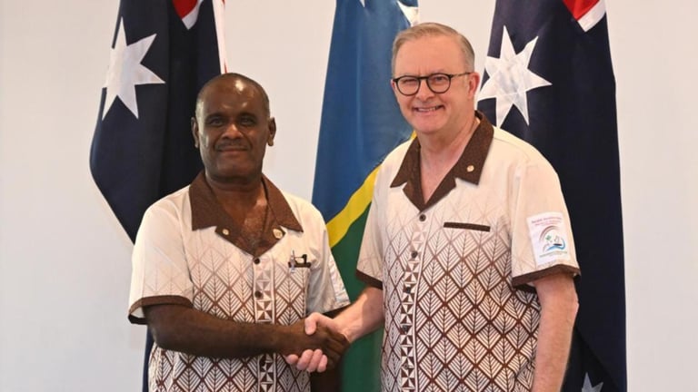 Australia Pledges $118M to Boost Solomon Islands Police Amid China Tensions