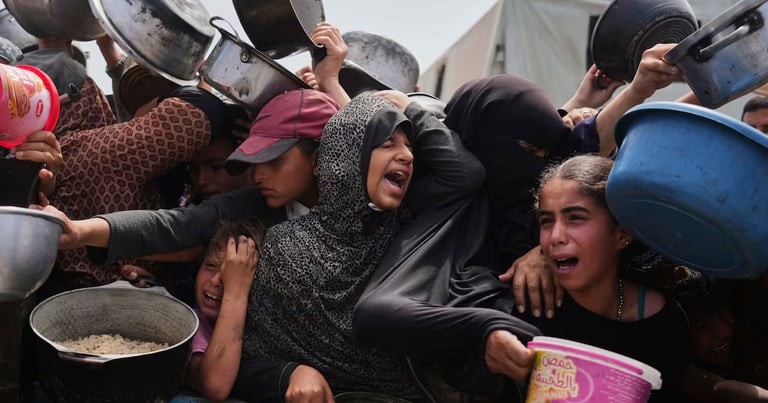 Gaza Faces Severe Food Crisis Amidst Humanitarian Blockade and Rising Casualties