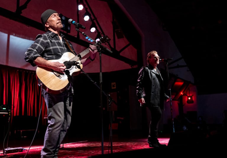 U2's Bono and The Edge Awarded Woody Guthrie Prize for Social Activism