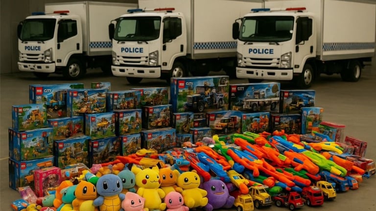 South Australia Police Bust Major Retail Theft Ring, Seize $250K in Stolen Goods, Including 1,700 Lego Boxes
