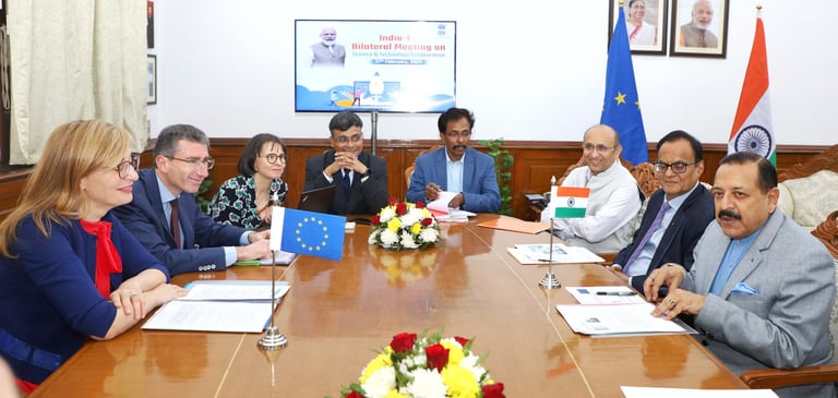 EU Delegation Engages India on Trade, Tech, and Security Amidst Global Tensions