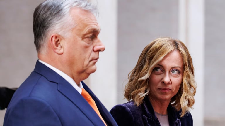Meloni and Orbán Discuss EU Migration Challenges, Ukraine Peace Efforts in Rome Summit