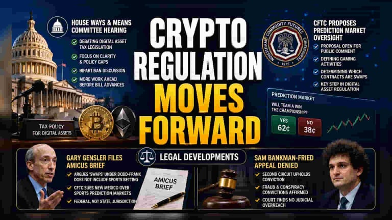 U.S. Crypto Policy Heats Up: New Tax Rules and Prediction Market Regulation Proposed