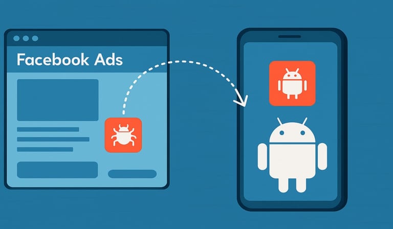 Sophisticated Facebook Malvertising Campaign Targets Android Users with Brokewell Spyware