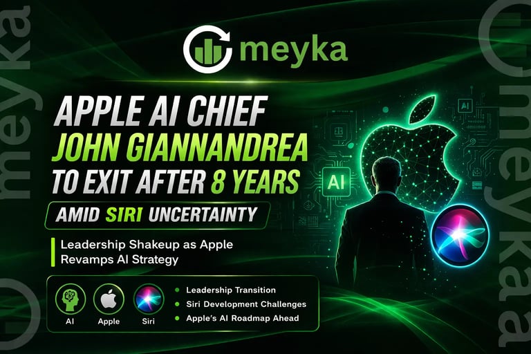 Apple's AI Leadership Shift: Giannandrea's Exit Sparks Product-Driven Push Amid Intensifying Competition