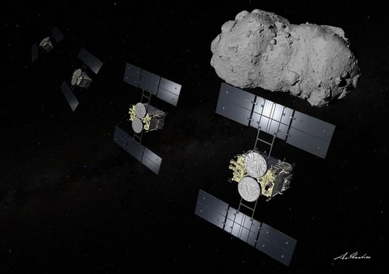 Hayabusa2 Captures Stunning Close-Up of Snowman-Shaped Asteroid Torifune, Boosting Planetary Defense Research