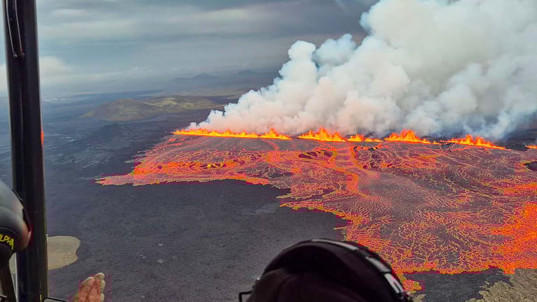 Iceland Volcano Eruption Triggers Evacuations; Travel and Air Quality Warnings Issued