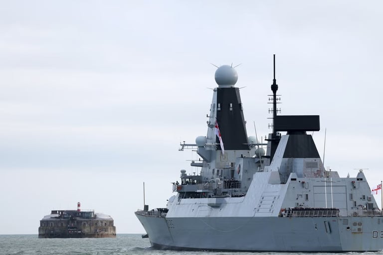 HMS Dragon Deploys to Mediterranean Amid Rising Tensions with Iran