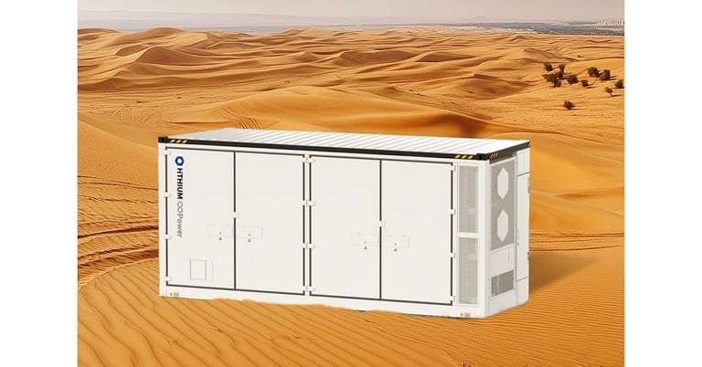 HiTHIUM's 1175Ah Battery Powers Saudi Arabia's Vision 2030 with Massive Desert Energy Project