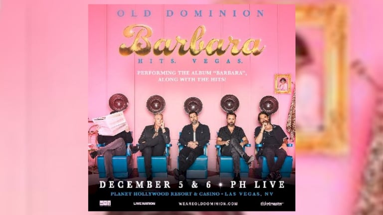 Old Dominion to Rock Las Vegas During National Finals Rodeo with New Album 'Barbara' Launch