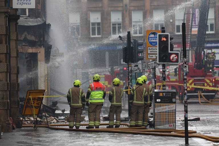 Glasgow Fire Victims Raise Over £80,000 Through Crowdfunding to Rebuild Businesses