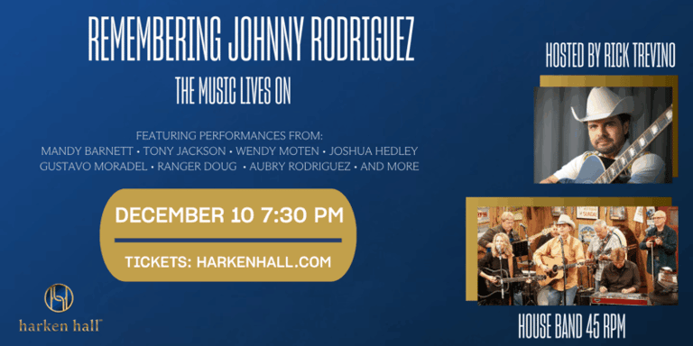 Johnny Rodriquez Tribute Concert at Harken Hall: Celebrating a Country Music Legend, Dec 10