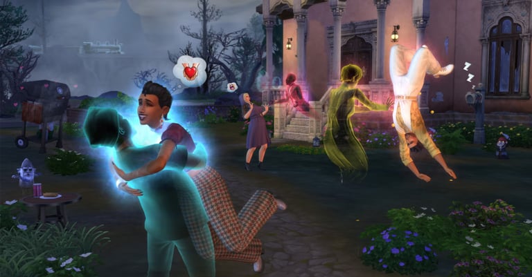 Sims 4 Unveils Life and Death Expansion with Grim Reaper Role, Releasing Halloween 2024