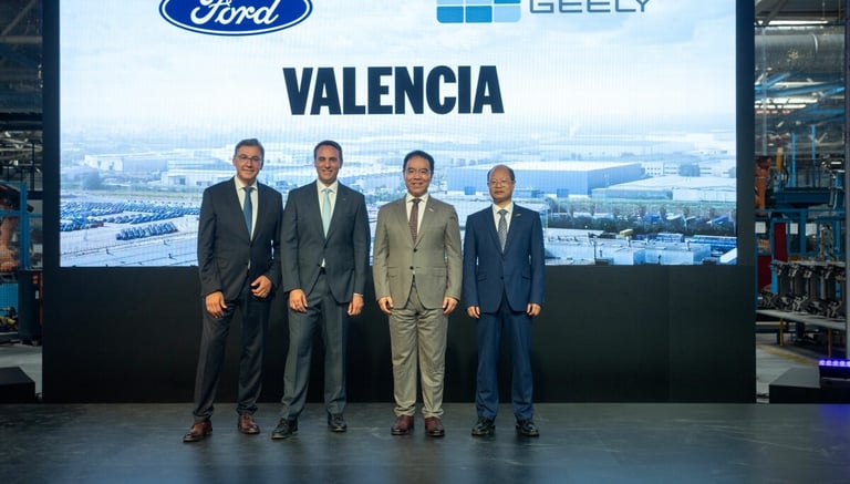Ford and Geely Announce Joint Venture for Multi-Energy Vehicles in Europe