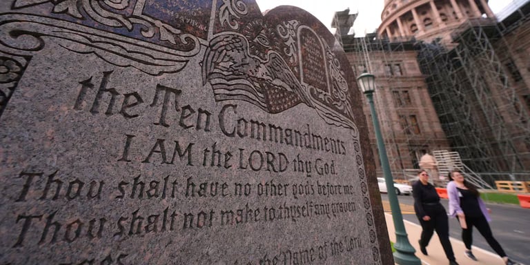 Federal Judge Halts Texas Law Mandating Ten Commandments in Schools, Cites Constitutional Concerns