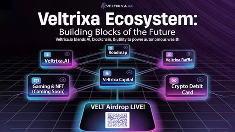 Veltrixa Unveils AI-Powered Crypto Hedge Fund with NFT, Gaming, and Global Debit Card Integration