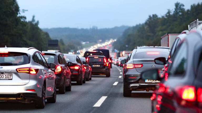 Germany Faces Record 448,000 Hours of Traffic Jams in 2024 Amid Rising Traffic and Construction