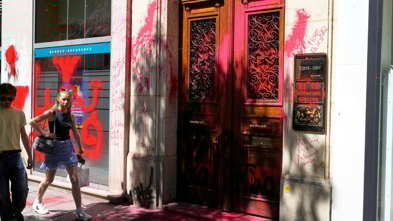 El Al Paris Office Hit by Antisemitic Vandalism Amid Rising France-Israel Tensions
