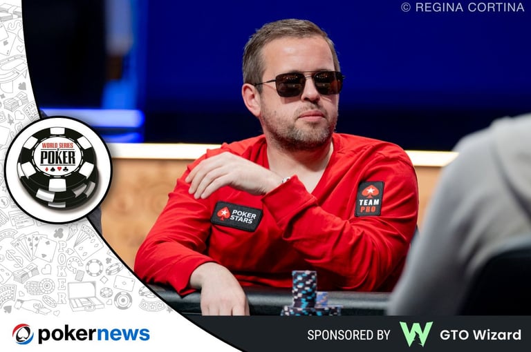 Belgium's Kenny Hallaert Leads 2025 WSOP Main Event with 63.6M Chips, 24 Players Remain
