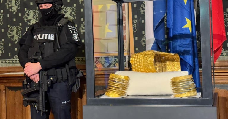 Stolen 2,500-Year-Old Golden Helmet Recovered in Netherlands; International Hunt for Missing Bracelet Continues